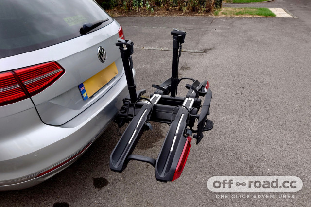 Thule Epos 2 bike platform towbar bike rack review off road.cc